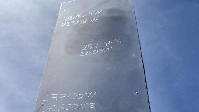 A estrutura misteriosa mais recente trouxe uma novidade.