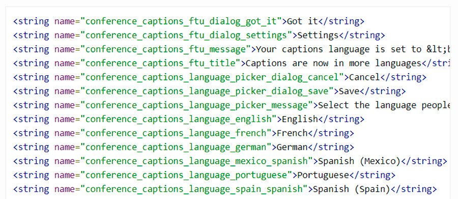 Códigos no app do Google Meet revelaram novos idiomas para a função Live Caption