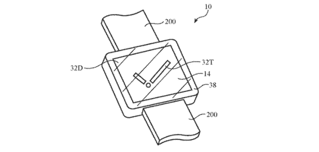 Desenho esquemático do novo tipo de tela da Apple. (Fonte: GizmoChina, MacRumors / Reprodução)