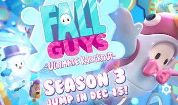 Nova temporada de Fall Guys já chegou e traz tema de inverno