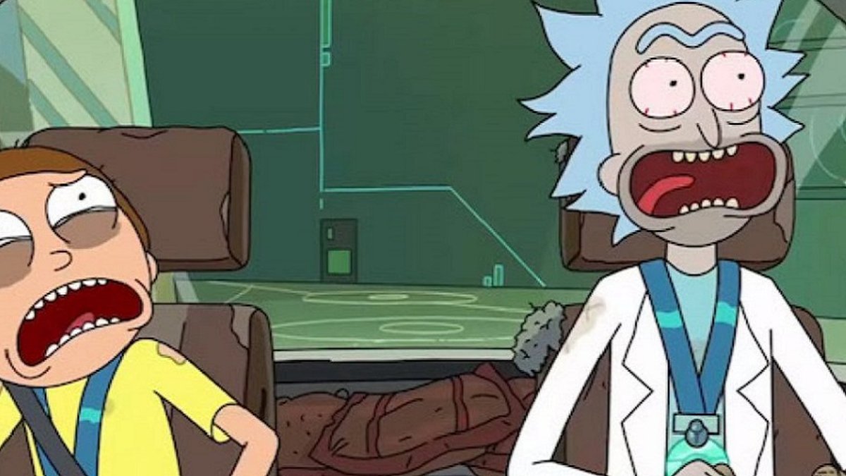 Rick e Morty destroem a família Simpson