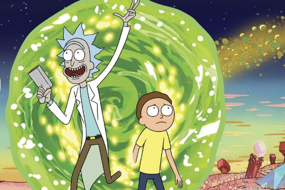 Rick e Morty destroem a família Simpson