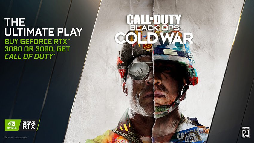 Call of Duty: Black Ops Cold War é distribuído de graça para quem adquirir uma GeForce RTX em revendedores oficiais