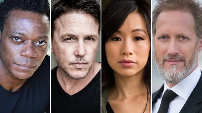 Chukwudi Iwuji, Lochyn Munro, Annie Chang e Christopher Heyerdahl entram para o elenco de Peacemaker. (Reprodução)