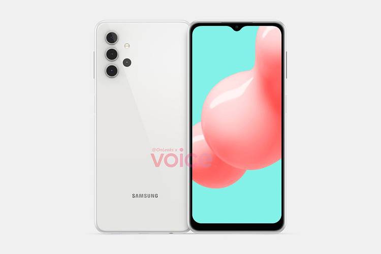 Galaxy A22 5G, como foi chamado, ainda não possui nenhuma especificação técnica revelada. (Fonte: Tek Deeps, OnLeaks / Reprodução)