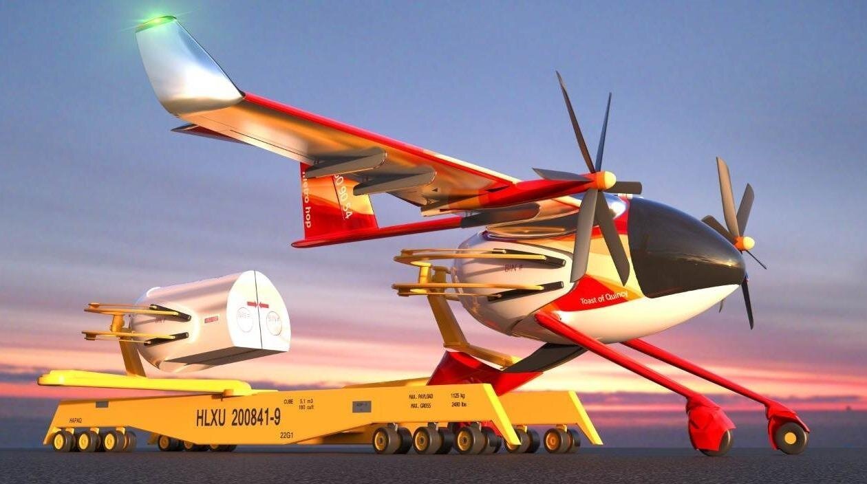A aeronave também terá modelo especial para transporte de carga.