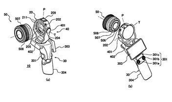 Canon patenteia câmera com gimbal e lentes intercambiáveis