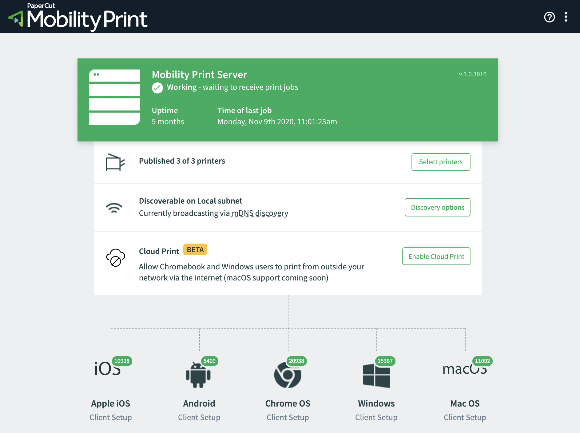 Mobility Print surge como uma alternativa para o serviço de impressão remota da Google.