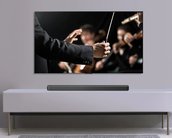 Como um soundbar simula o som de cinema em uma peça só