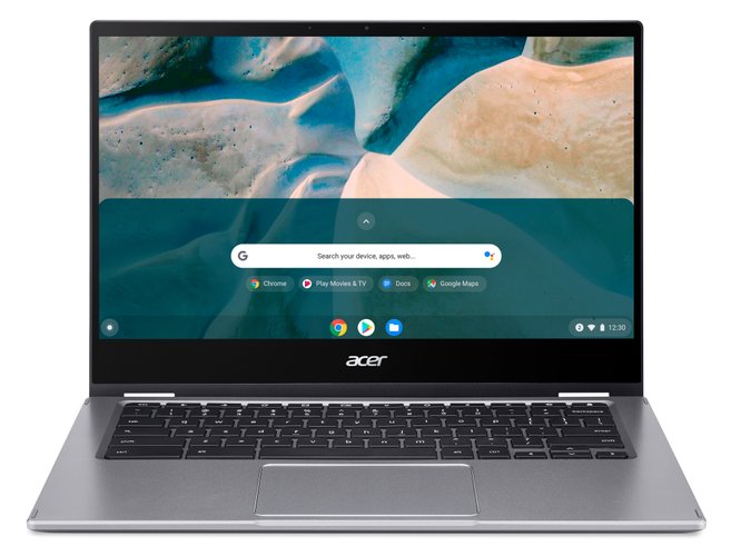 Novo Chromebook Spin 514, da Acer. (Fonte: Acer via 9to5 Google / Reprodução)