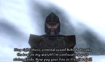 Vídeo divertido leva os memes de TES IV: Oblivion para o PS1