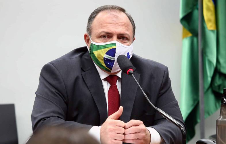 Eduardo Pazuello, ministro da Saúde.