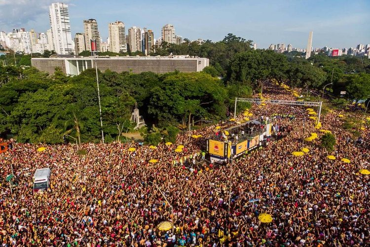 O Bloco Bicho Maluco Beleza reuniu cerca de 60 mil pessoas em seu desfile no carnaval paulista de 2020.