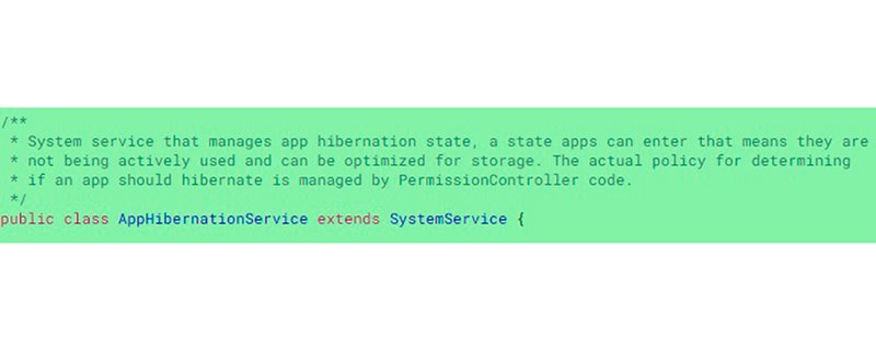 O modo de hibernação de apps foi encontrado nos códigos do Android