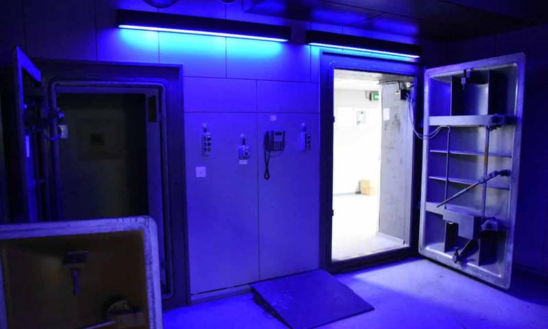 O bunker ilegal que hospedava o DarkNet em Traben-Trarbach, Alemanha (Fonte: State Criminal Police Rlp Handout/EPA/Reprodução)
