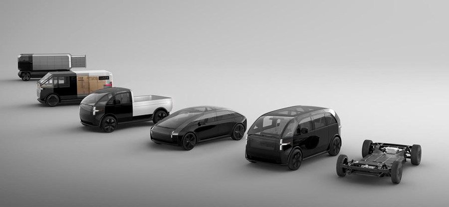 A Canoo desenvolve carros elétricos modulares