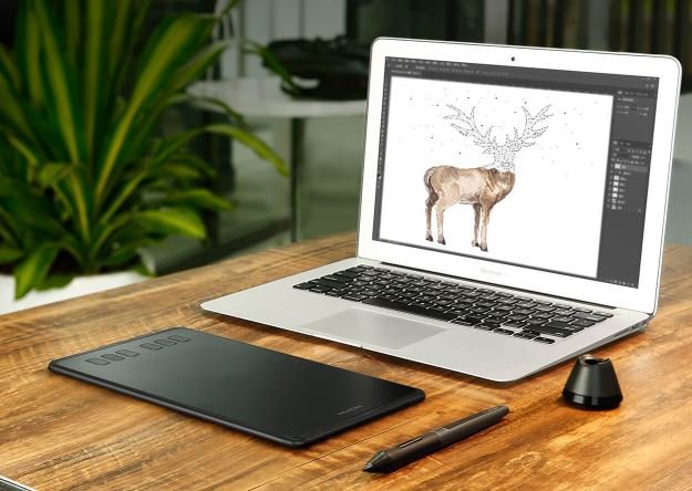 A Huion Inspiron H640P pode ser utilizada em Windows, MAC e Android