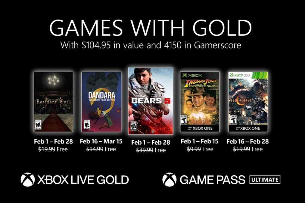 Games With Gold  Gamer Como A Gente