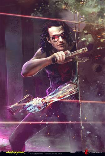 Artes conceituais mostram como seria Johnny Silverhand antes de ser Keanu Reeves