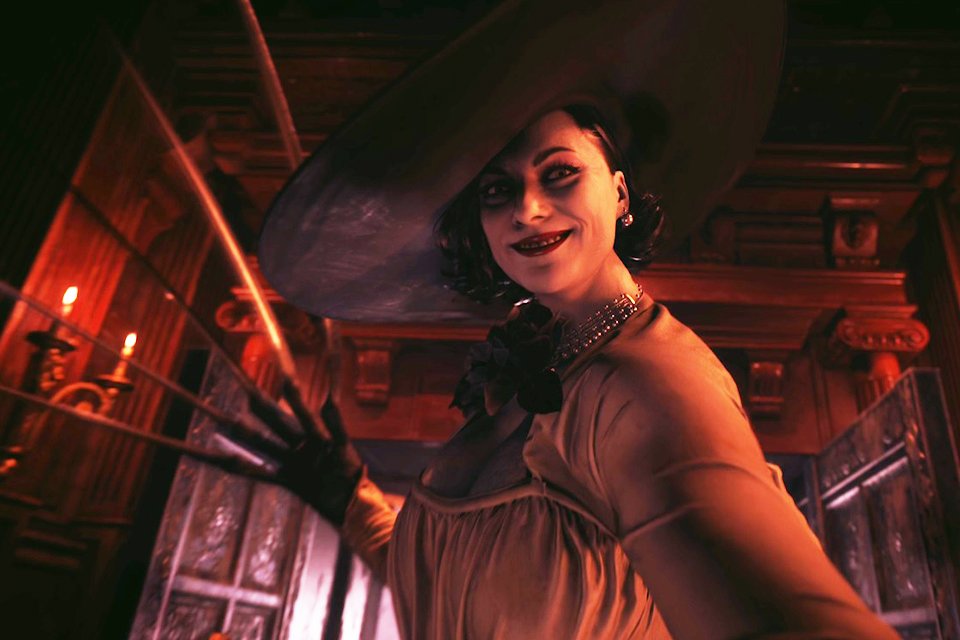Lady Dimitrescu é uma das vilãs de Resident Evil Village