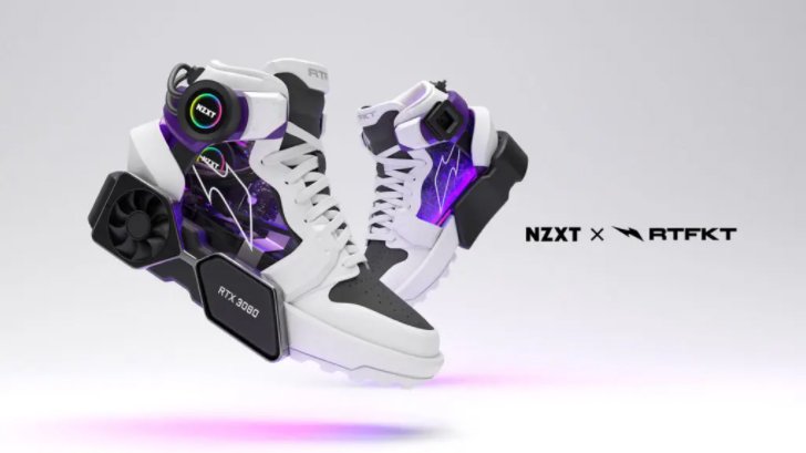 Sneakers Master Race é um PC Tênis munido de uma NVIDIA GeForce RTX 3080