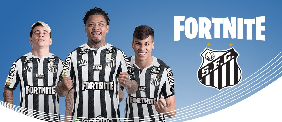 Fortnite vai patrocinar o Santos na final da Taça Libertadores