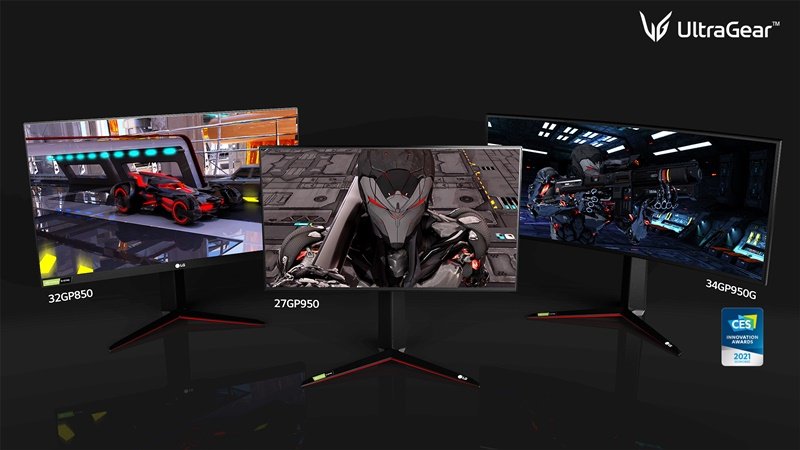 Monitores LG UltraGear Gaming 2021.