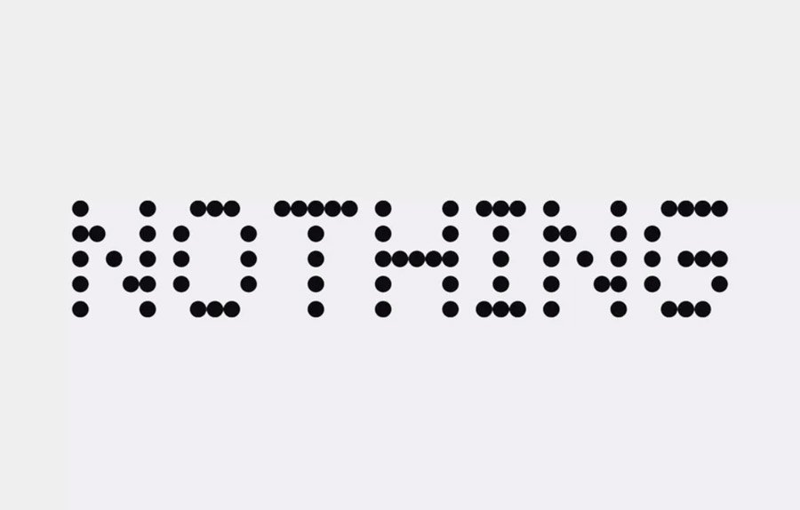 Logo oficial da Nothing