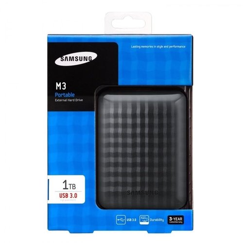 HD externo de 1 TB da Samsung.