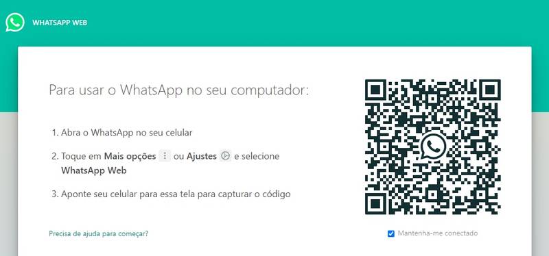 (Fonte: WhatsApp Web/Reprodução)