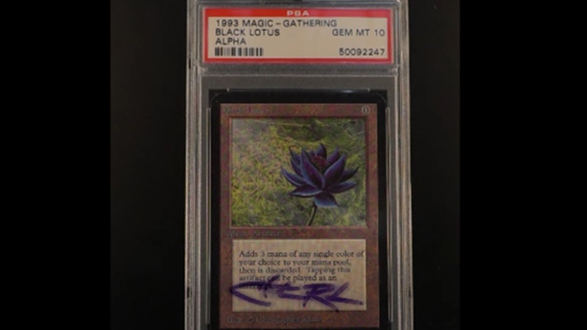 PSA 10 Magic: The Gathering Alpha Black Lotus