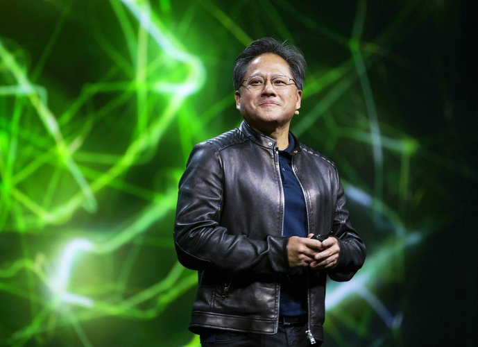 Jensen Huang, CEO da NVIDIA, que fez sua estreia na publicação.