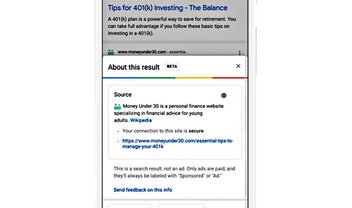 Google mostrará informações sobre sites indicados na sua pesquisa