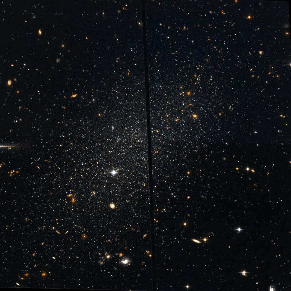 Imagem da Tucana II capturada pelo Hubble.