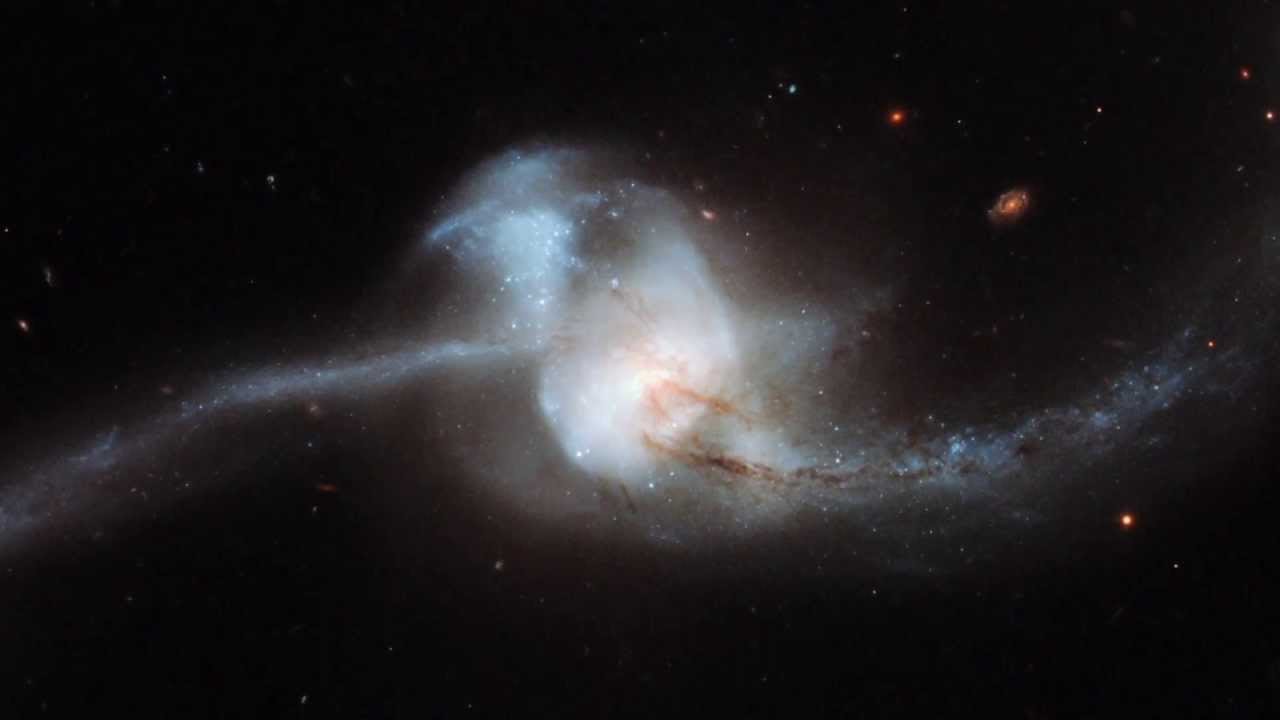 Colisões galácticas modificam estruturas do Universo.