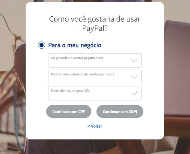 (Fonte: PayPal/Reprodução)