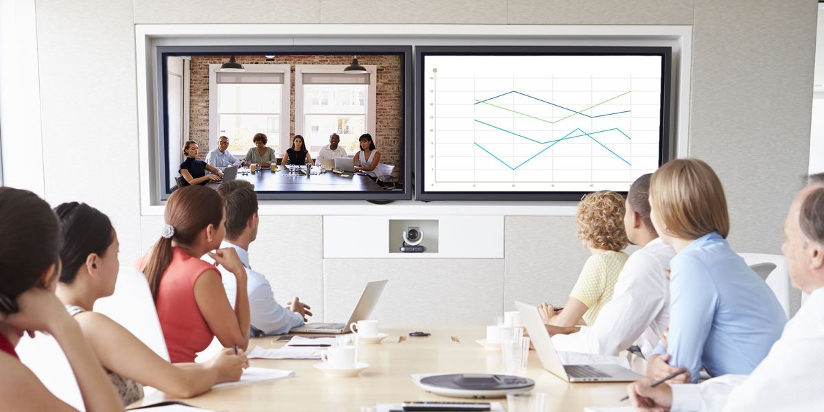 O Zoom Rooms permite digitalizar uma sala de reuniões tradicionais com o uso de Desktops, celulares e tablets. (Fonte: Zoom / Reprodução)