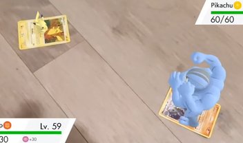 Pokémon: card game aparece na vida real com realidade aumentada