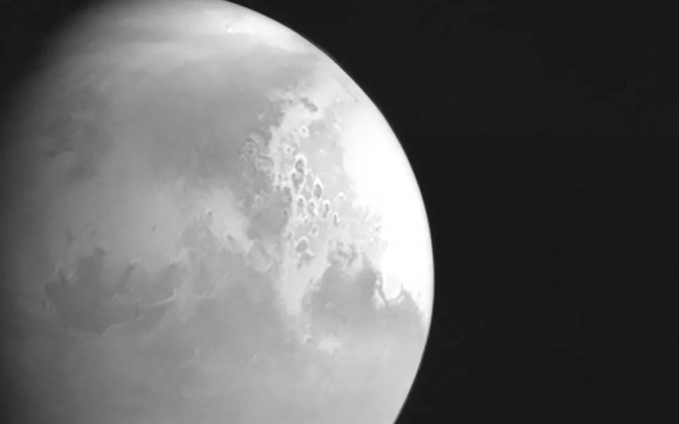 Foto de Marte capturada pela Tianwen-1.