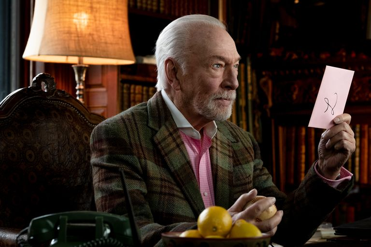 Christopher Plummer em Entre Facas e Segredos (2019).