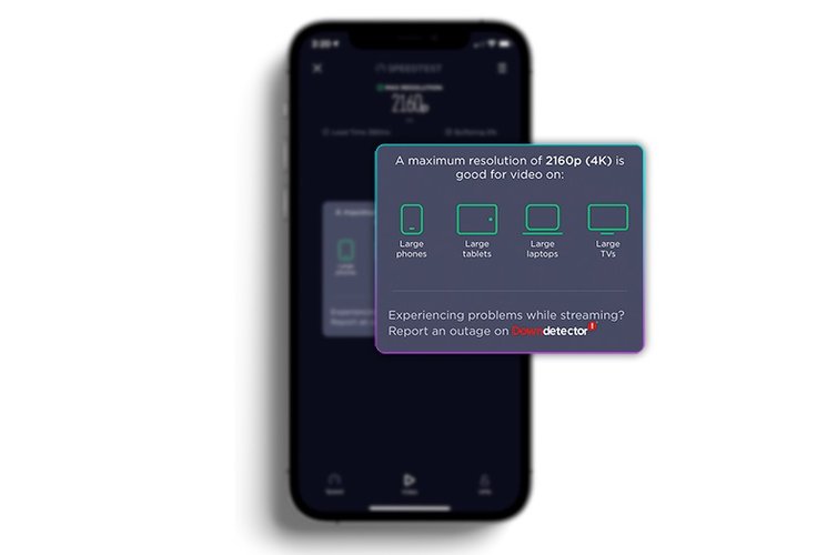 O resultado inclui dicas sobre as melhores configurações possíveis para o aparelho.