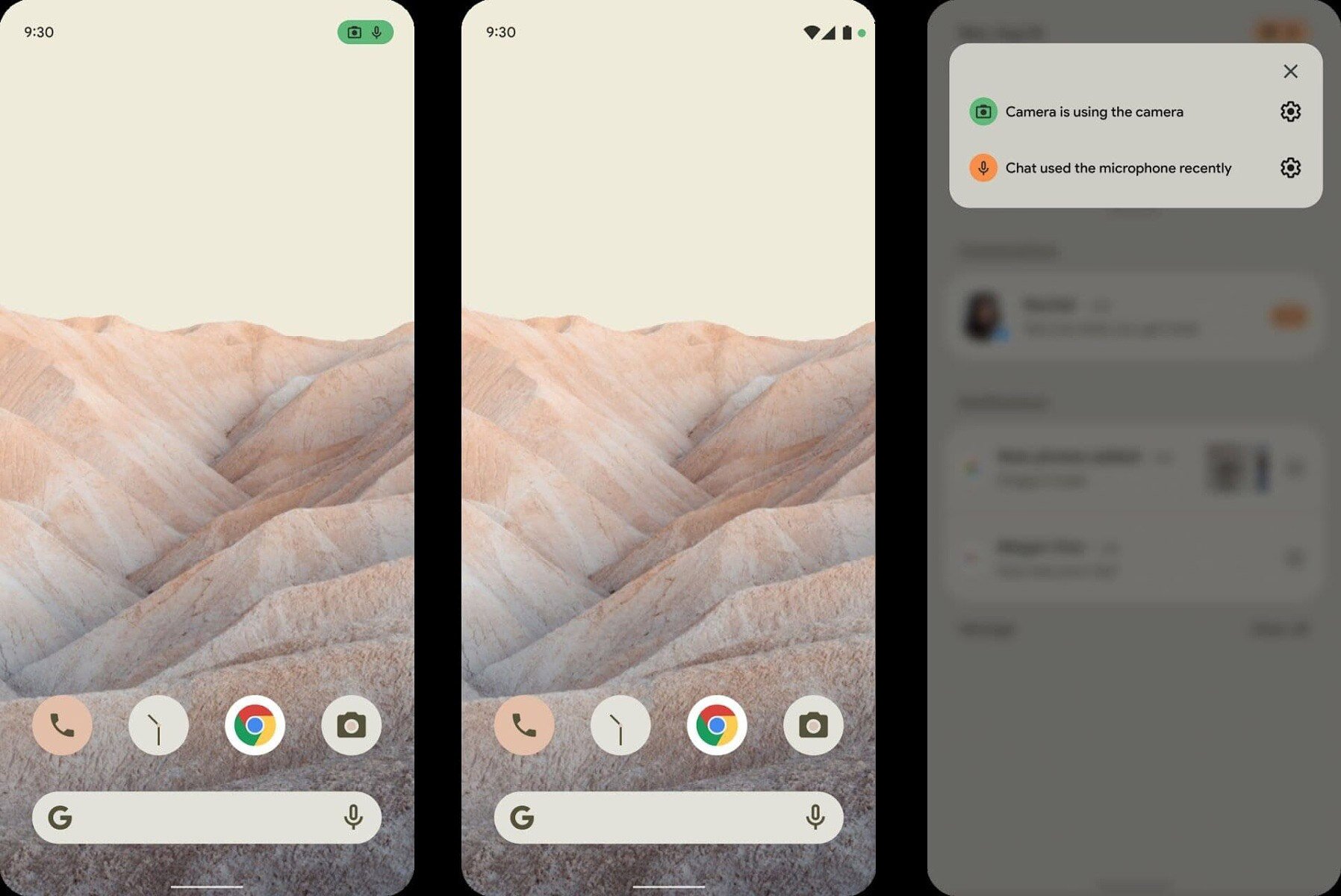 A interface do Android 12 contará com melhorias voltadas para privacidade, segundo imagens vazadas