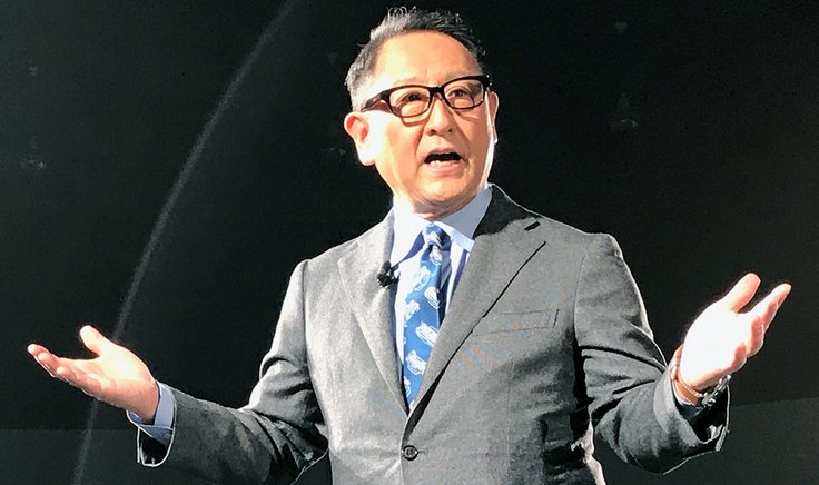 Akio Toyoda considera os BEV's um "exagero" (Fonte: Toyota/Reprodução)