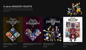 Toda a saga Kingdom Hearts chegará ao PC exclusivo da Epic Games