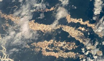 Imagem de: Fotos raras da NASA revelam 'rios de ouro' na Amazônia