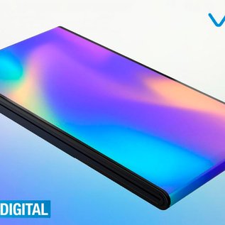 Imagem de Celular dobrável com 'telona' vertical aparece em patente da vivo