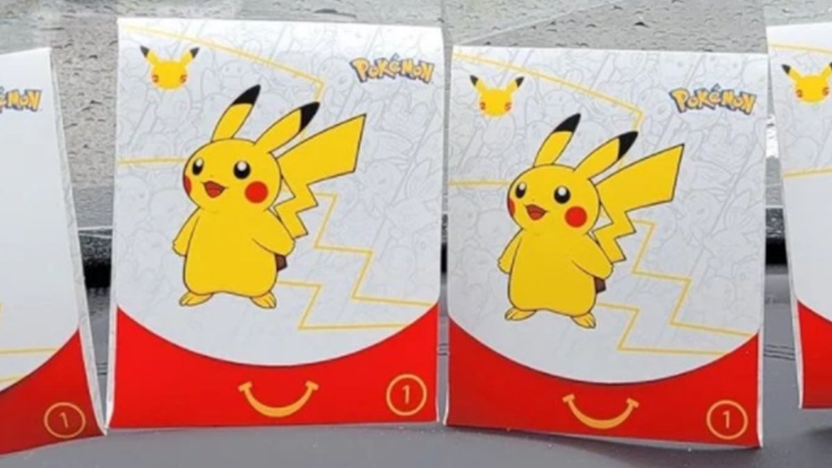 Cartas promocionais de Pokémon do McDonald's geraram 'mercado