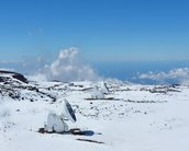 Vulcões do Havaí são tomados pela neve; veja imagens de satélite