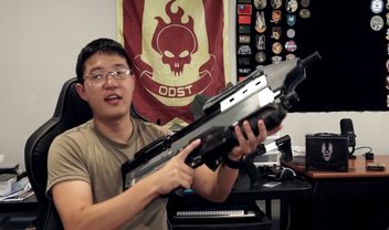 Halo: youtuber cria arma funcional idêntica ao rifle MA5D