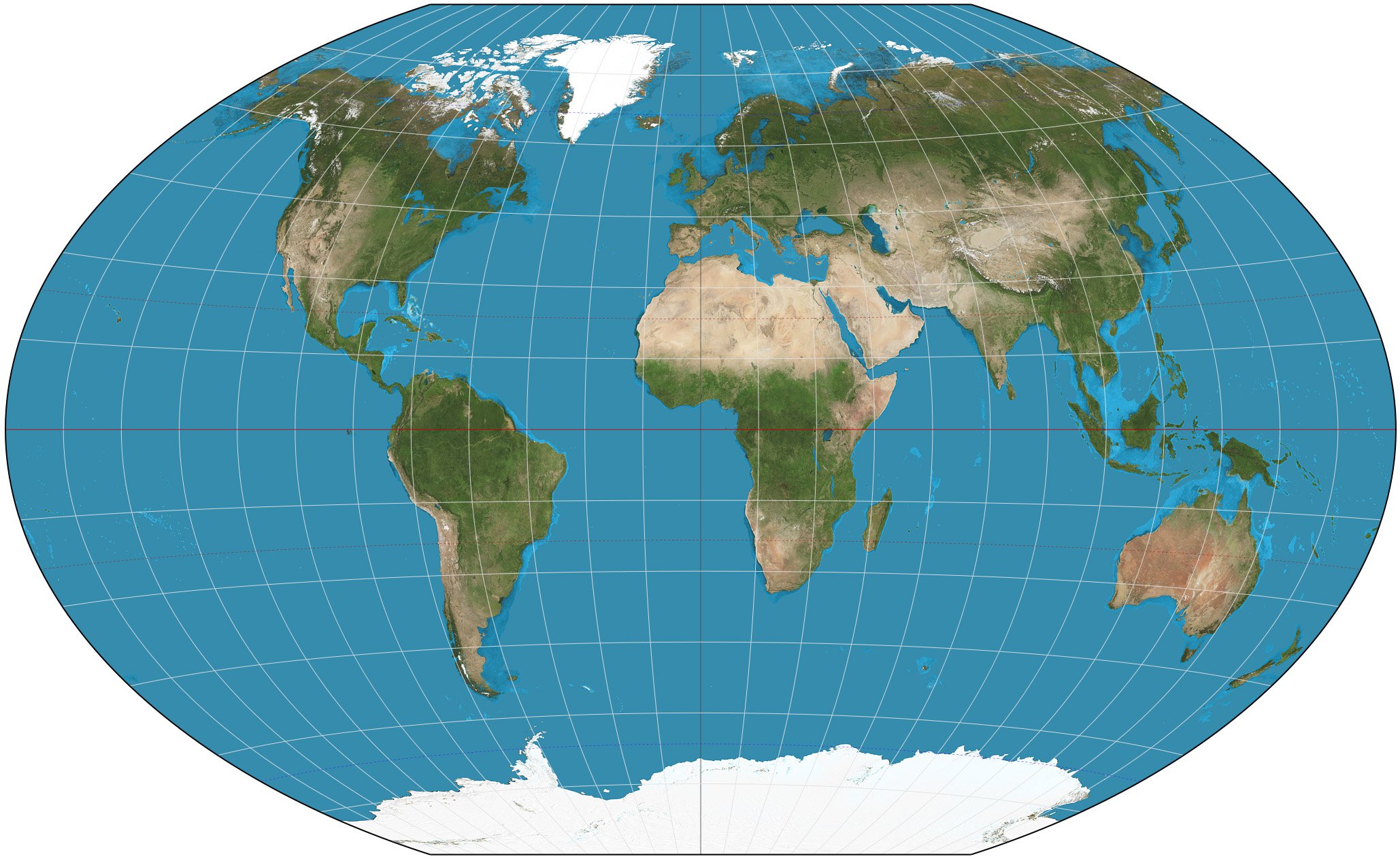 Cientistas criam o mapa do mundo mais - Realidade Simulada